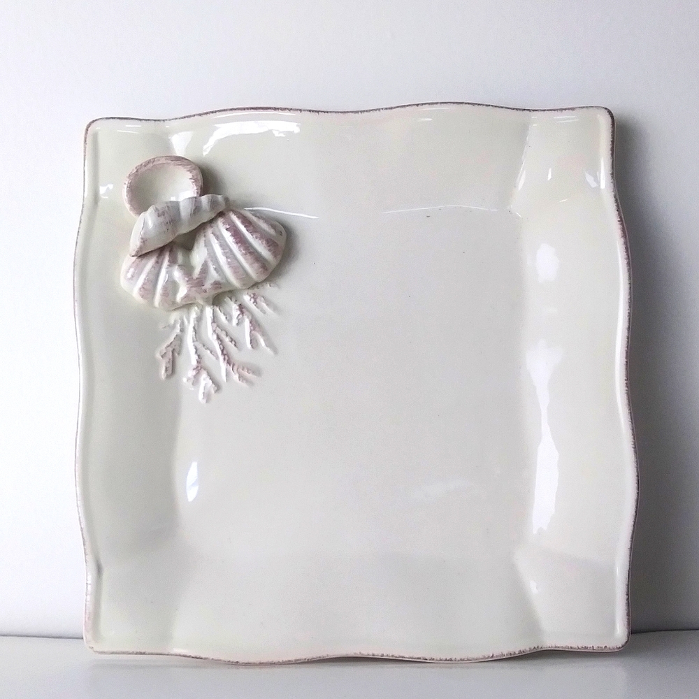 Ambiance By the Sea Cream Salad/ Dessert Plate